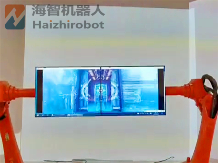 工业机器人电视屏幕