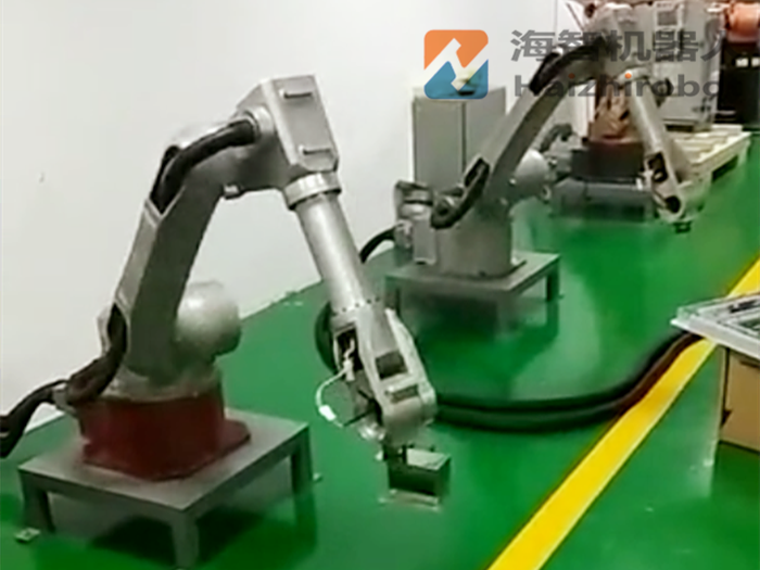 机械手 工业机器人运行测试