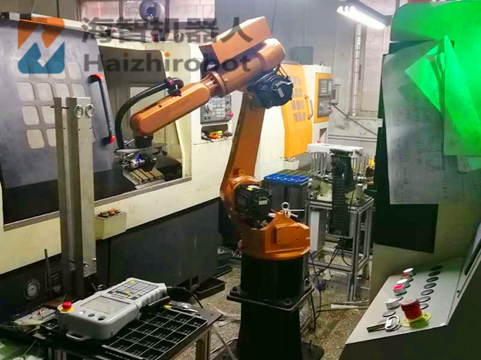 工业机器人上下料数控机床